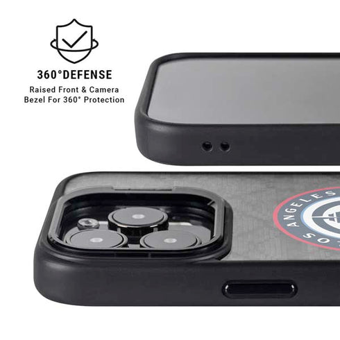 NBA Los Angeles Clippers Black Rust iPhone 16 Pro Kickstand Case